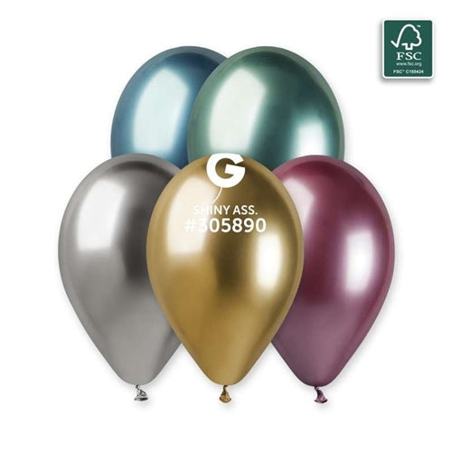Palloncino 19" gb150 shiny assortito 25 pz #091 gemar