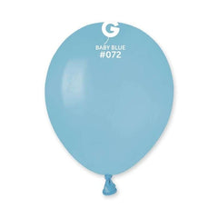 Palloncino 5" a50 azzurro baby 072 gemar 100pz