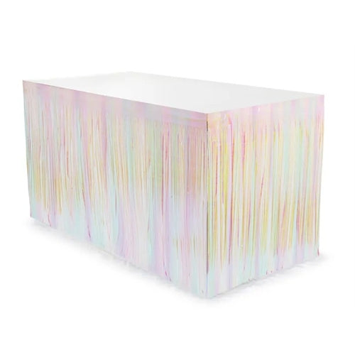 Gonna da tavolo con frange 300x80cm