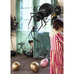 Palloncino foil ragno, 60x101cm, nero