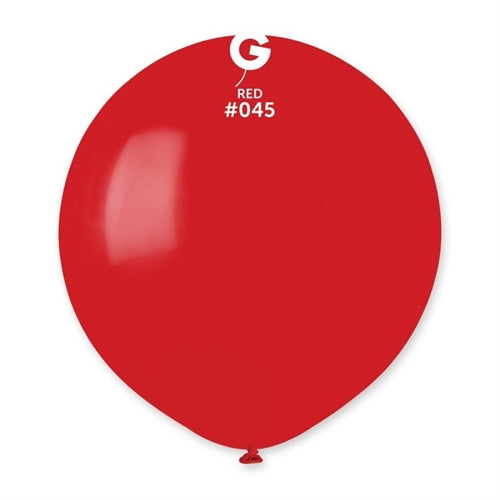 Palloncino 19" g19 rosso #045 gemar 25pz
