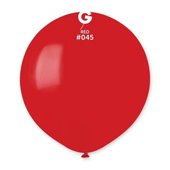 Palloncino 19" g19 rosso #045 gemar 25pz
