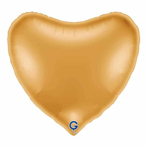 Palloncino in foil 36" cuore oro "heart gold"
