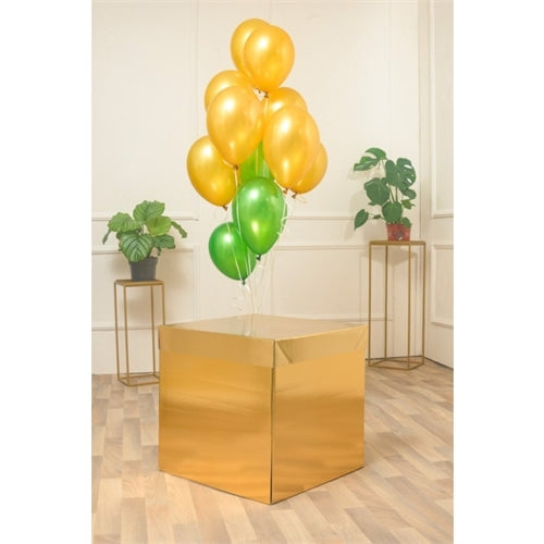 Box surprise gold 50x50x50 cm