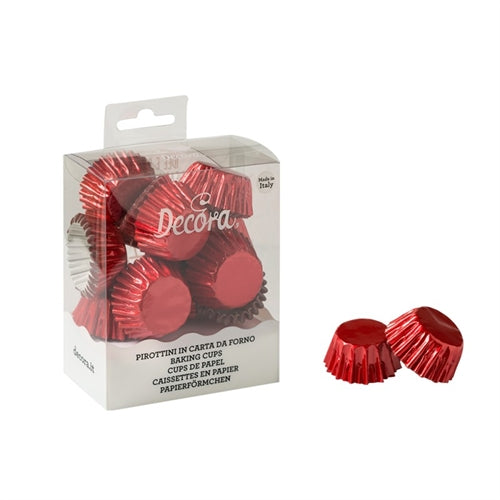 Pirottini bon bon rosso metallic cf 180 pz 27x 17 mm