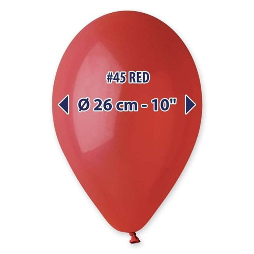 Palloncini in lattice g90 gemar rosso #045