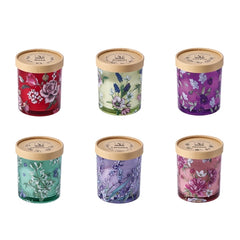 Candele profumate vasetto d. 9 x h. 10 cm