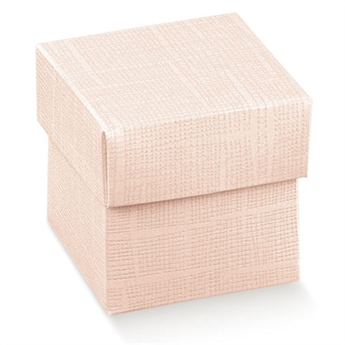 Scatolina seta rosa 50x50x50 f/c