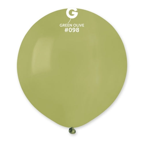 Palloncini in lattice g19 gemar verde giungla #098 25 pz