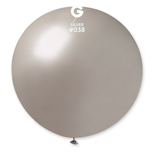 Palloncino gemar 31" gm30 argento 038