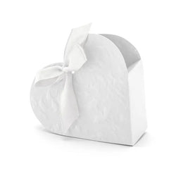 Scatole cuore, bianche (1 confezione / 10 pz.)