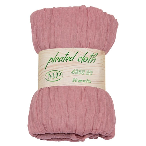 Pleated cloth 90 cm  x 3 mt rosa antico 60
