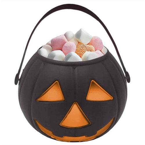 Secchiello hallooween porta caramelle zucca 15 cm
