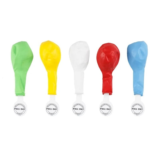 Palloncini led 30 cm, bianchi (1 confezione / 5 pezzi)