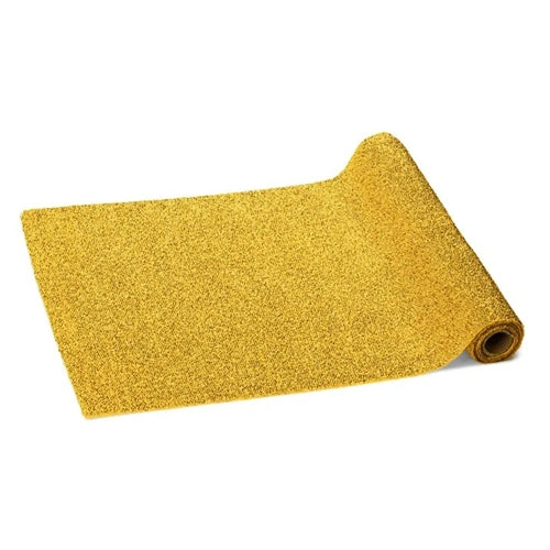 Runner metallico, oro, 0,36 x 3 m