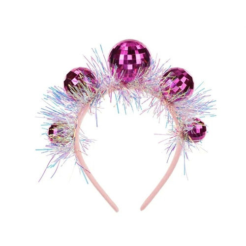 Cerchietto a forma di palla da discoteca, 17,5x17,5 cm