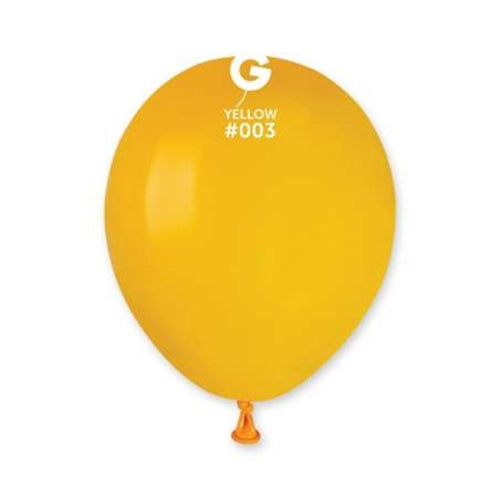 Palloncino 5" a50 giallo mango 003 100 pz gemar