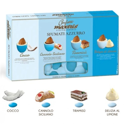 Confetti maxtris sfumati celesti 1000 gr