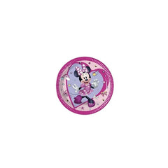 Piatto carta minnie 20 cm 8 pz