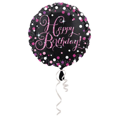 Mylar happy birthday 18" tondo