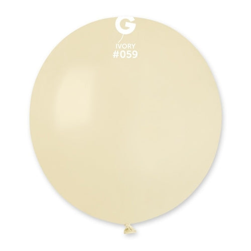 Palloncino 19" avorio 059 25 pz