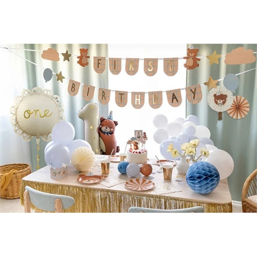 Rosette decorative orso, set, 30-35 cm