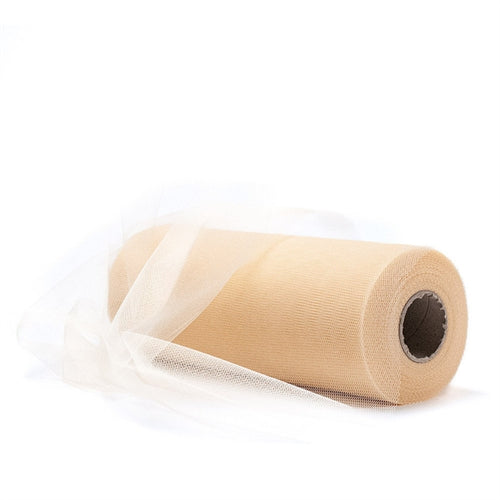 Rotolo tulle 75 cm x 10 mt crema 02
