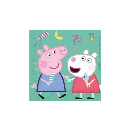 Tovagliolo peppa pig 33x33 cm 20 pz
