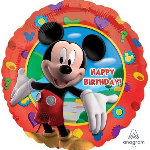 Palloncino mylar topolino happy birthday 18"