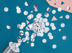 Cerchi di coriandoli, argento, 15g