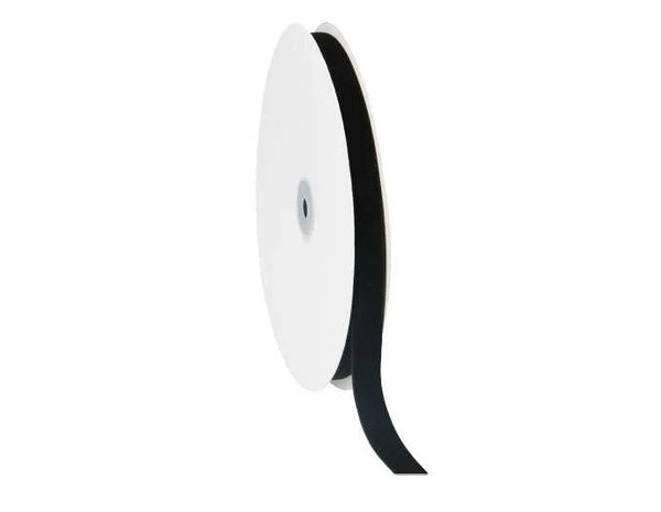 Nastro double velvet 15 mm x 30 mt nero 19