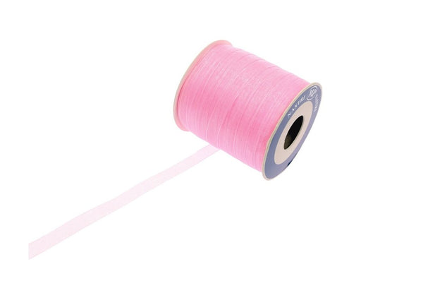 Nastro shining organza 10 mm x 100 mt pink 03