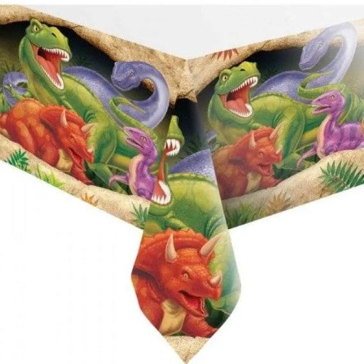 Tovaglia in plastica dinosauri 108x54 cm