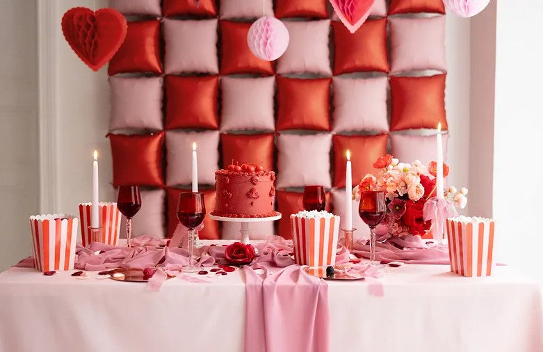 Scatole per popcorn, mix, 11x11x15,5 cm (1 confezione / 6 pezzi)