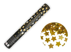 Cannone spara coriandoli con stelle, 40 cm
