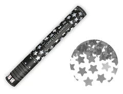 Cannone spara coriandoli con stelle, 40 cm