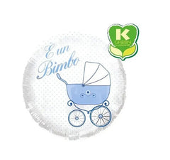 Mylar e'' un bimb0 pois tondo 18"