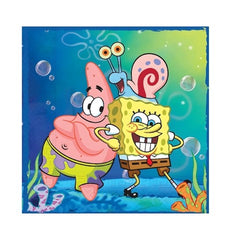 Tovaglioli spongebob 33x33 cm 20 pz