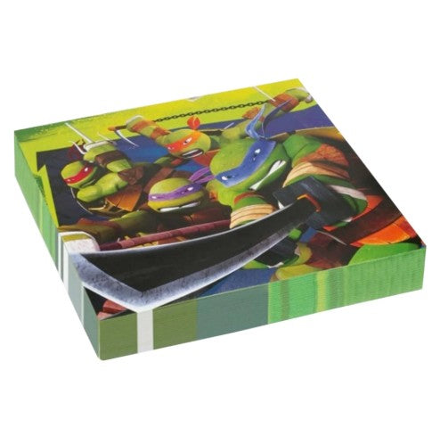 Tovaglioli tartarughe ninja 20 pz 33x33 cm