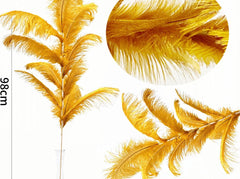 Ramo decorativo piume artificiali – h 98 cm