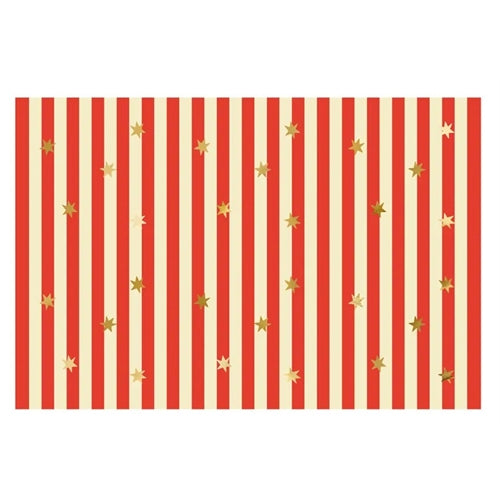 Tovaglia di carta stelle e strisce, mix, 180 x 120 cm