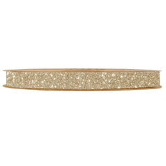Nastro glitter marie antoniette oro 10 mm x 20 mt