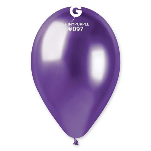 Palloncino shiny 13" gb120 viola 097 50 pz
