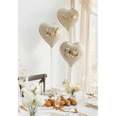 Palloncino in foil a forma di cuore, amore, 45 cm, mix