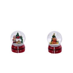 Sfera natale vetro + resina d. 10 cm