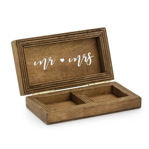 Porta anelli in legno- wedding ring box