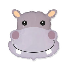 Mylar ippopotamo testa supershape 26"