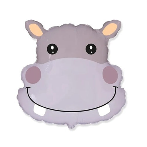 Mylar ippopotamo testa supershape 26"