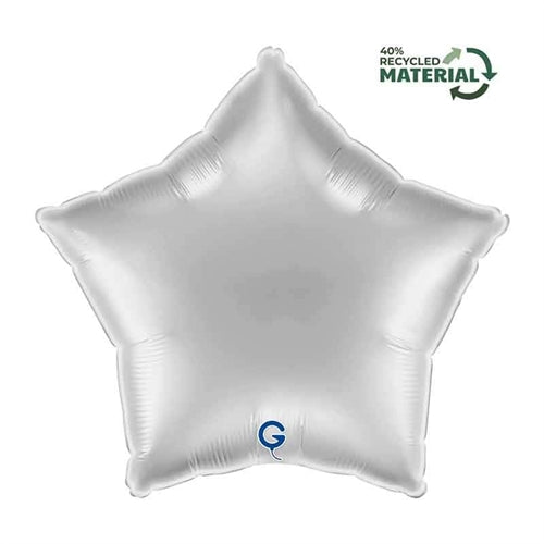 Mylar stella 18"  argento
