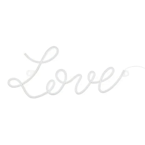 Neon led - amore, bianco, 61x27,4 cm